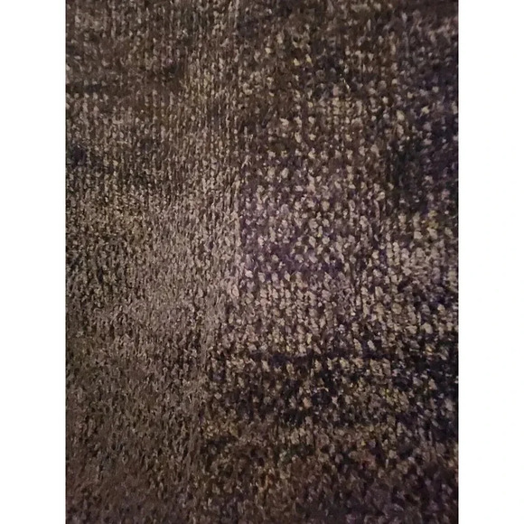 NWT 525 America Pullover Sweater Black & Brown Soft Velvet Feel Oversized XS - Picture 8 of 8